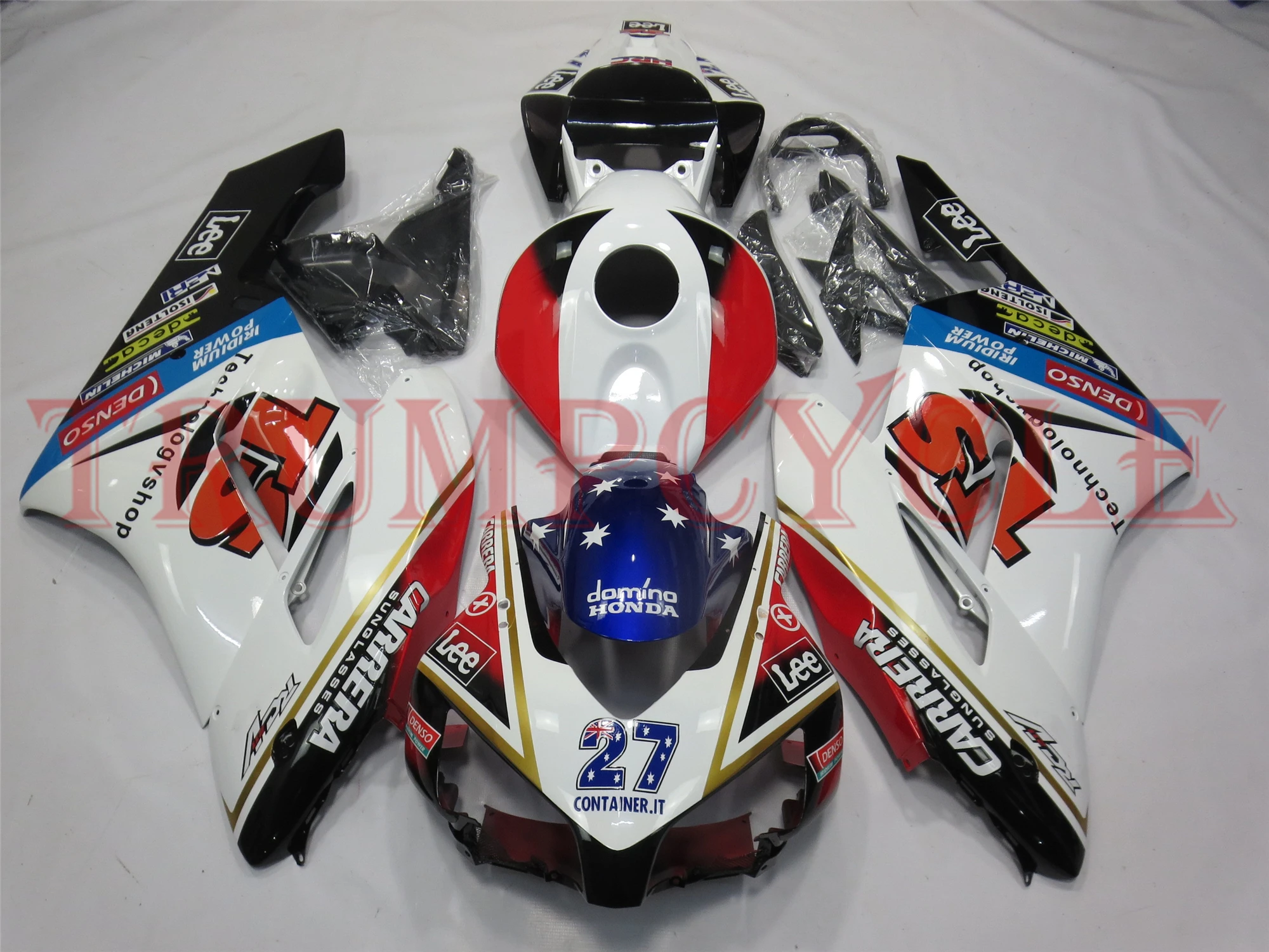 

Комплект обтекателей для кузова мотоцикла Honda CBR 1000 RR 2004-2005 CBR1000 04 05 черно-белый