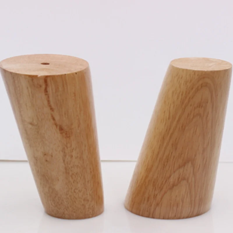 

4pcs 8cm / 12cm / 20cm Solid Wooden Sofa Furniture Legs Tapered Cabinet Table Footstool Chair Feets Set YLM1026