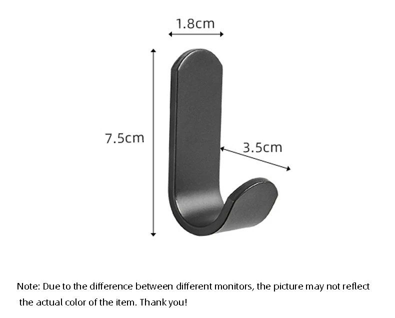 

Wall Mounted Towel Hook For Bathroom Coat Hook Rustproof Hook Hanger For Kitchen Hardware Hook For Keys In The Hallway