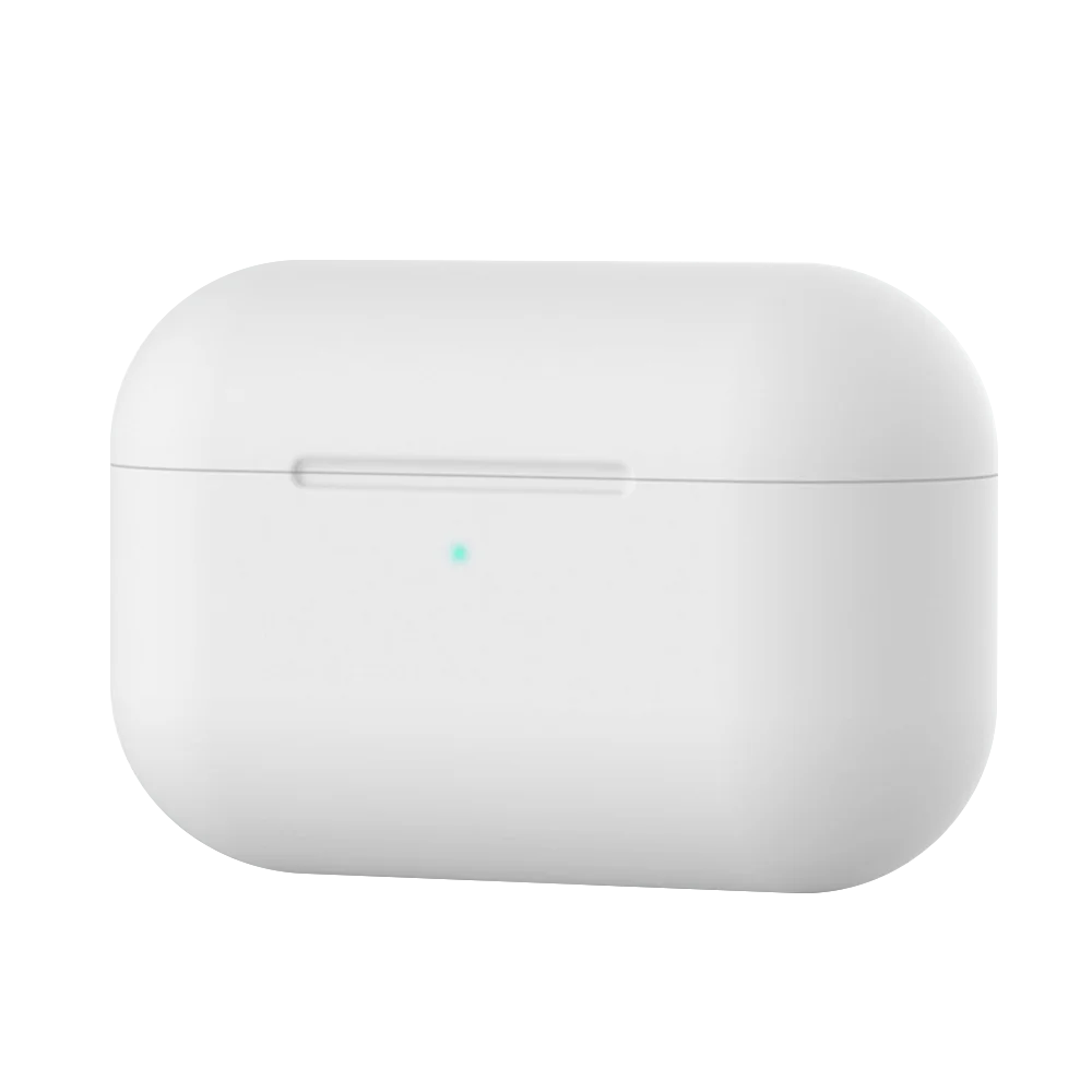 White Силиконовый чехол для Apple AirPods Pro Funda Protectora Auriculares Air Pods Pro 3 Funda A Prueba De Golpes - Цвет: White