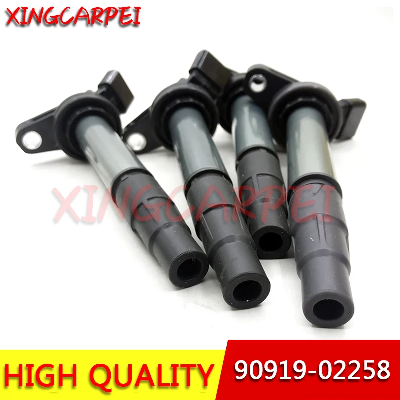 

4 шт. 90919-02258 Катушка зажигания для Toyota C-HR Corolla Prius V Matrix RAV4 Auris Avensis для Lexus CT200h Scion iM xD 1,6 1.8L
