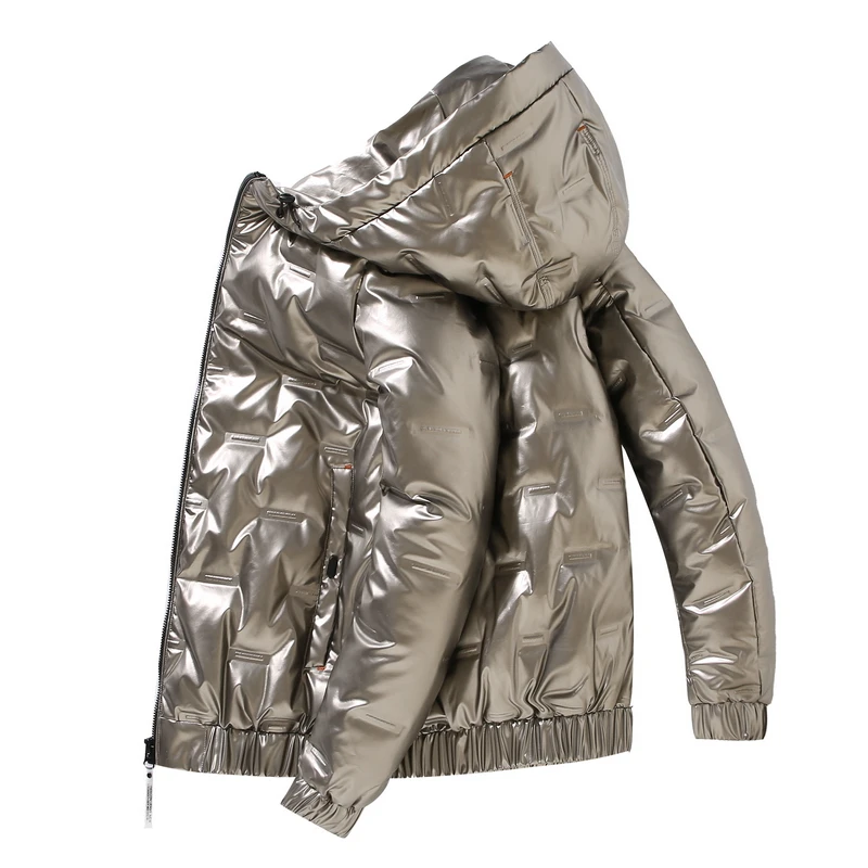2020 new Winter hot style glossy white duck down short down jacket winter men women down jacket couple Hooded jacket Parka