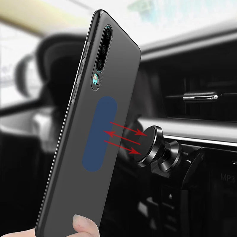Магнитный мягкий ударопрочный чехол из ТПУ для Huawei P30 Pro Lite / P20 невидимый