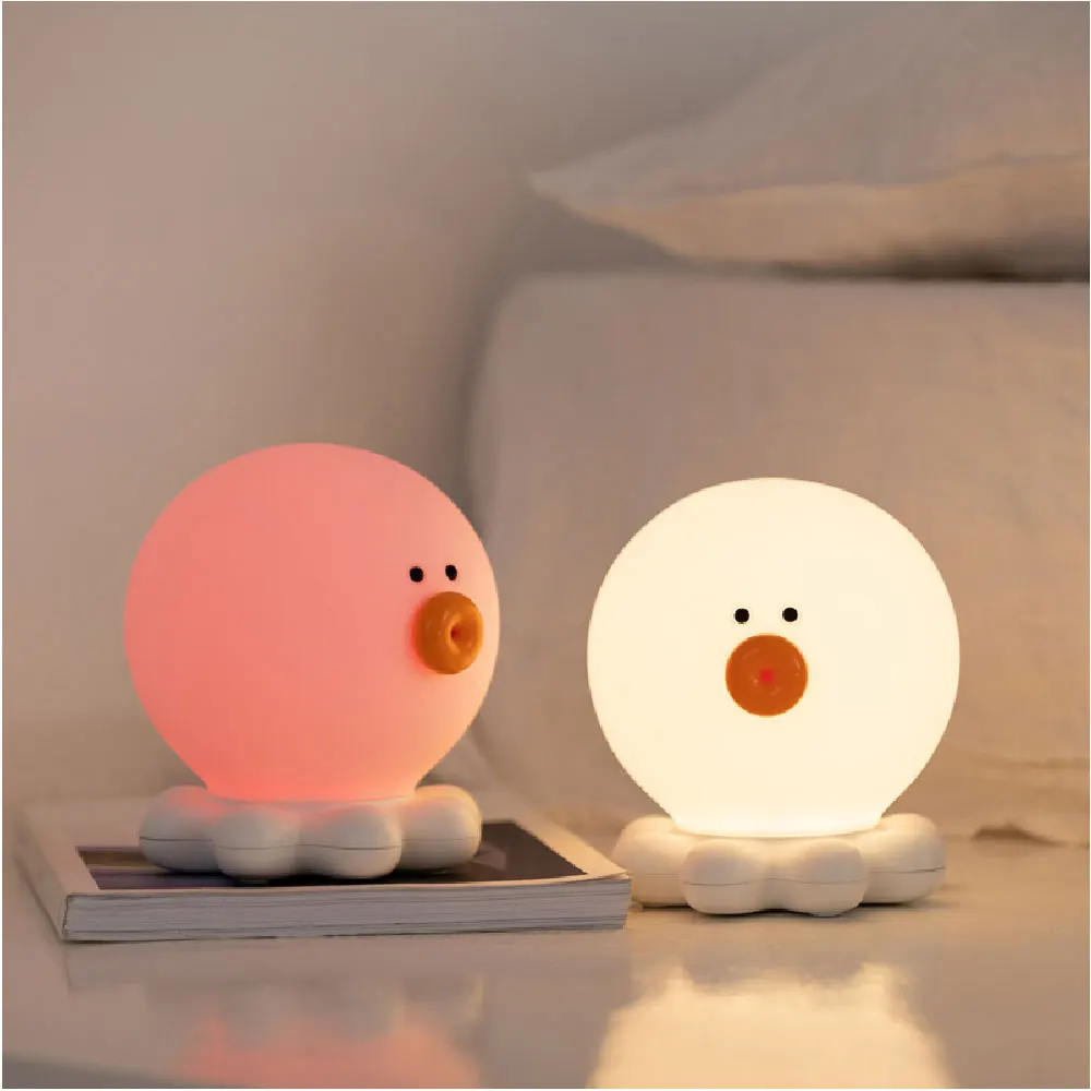 

Led Octopus Silica Pat Night Light USB Creativity Gift Evening Baby Feeding Light Octopus Cartoons Bedside LED Lamp