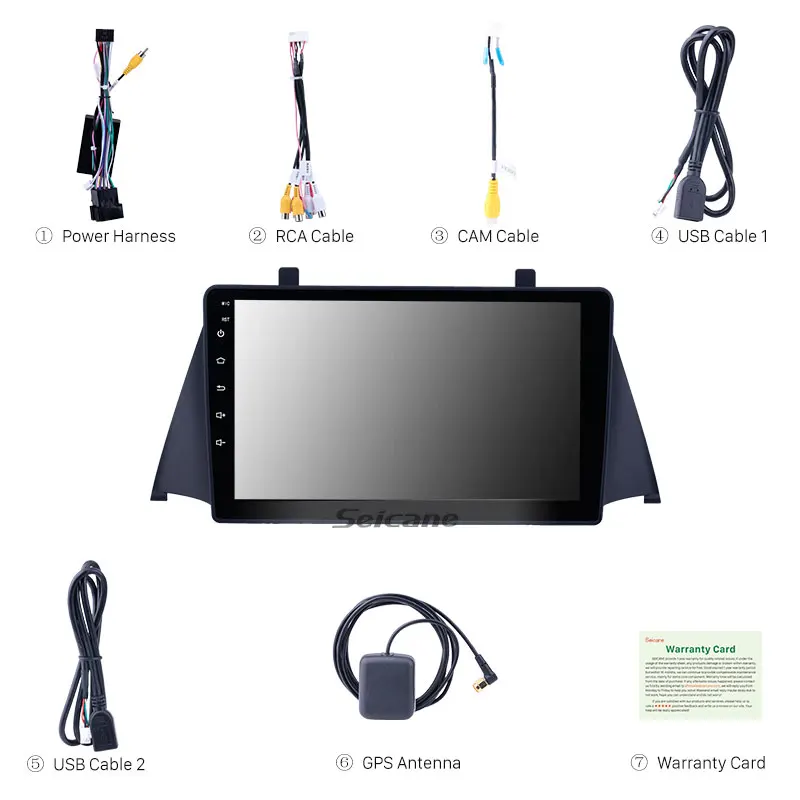 Seicane стерео HD 9 &quotAndroid 8 1 gps Navi авторадио для Zotye Domy x5 2015 с Bluetooth AUX wifi Поддержка Carplay DAB