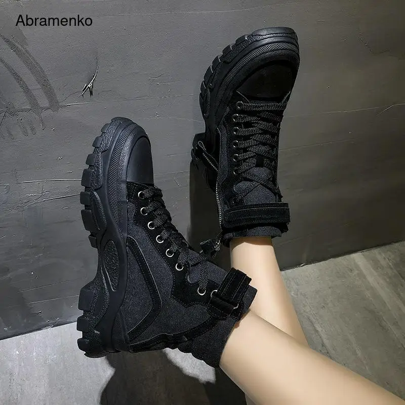 Ботинки женские кожаные ботинки в стиле ретро модные повседневные на плоской