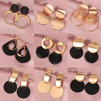 xp new korean fashin round hanging earrings fow women acrylic geometry dangle drop earrings 2021 trend kolczyki female jewelry