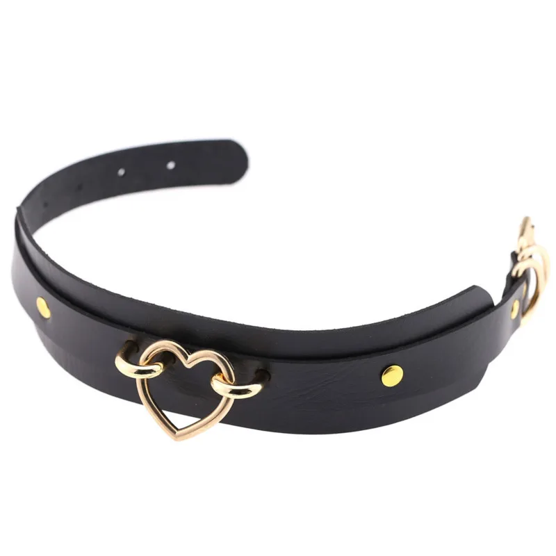 WKOUD EAM 2020 European And American Style Pure Hand-made Harajuku Punk Abdomen Belt Personality Wild PU Leather Collar ZD988 | Аксессуары