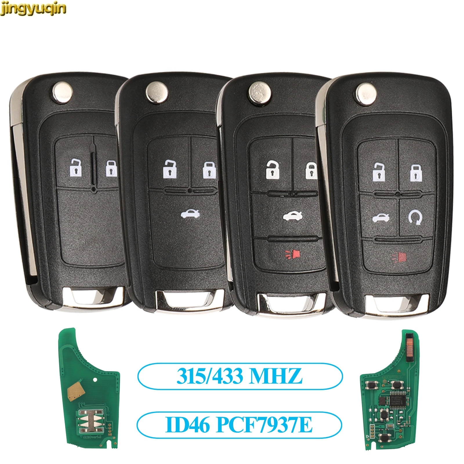 Jingyuqin складной дистанционный ключ для автомобиля в виде ракушки Opel Vauxhall Astra H Insignia