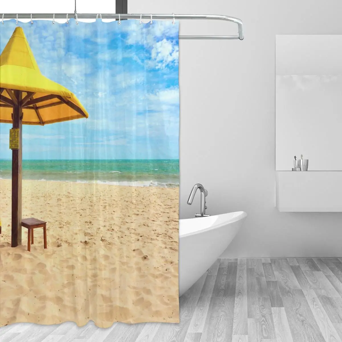 

Shower curtain printing ball type waterproof, breathable, mildew proof, quick-drying without deformation, size 66x72 in
