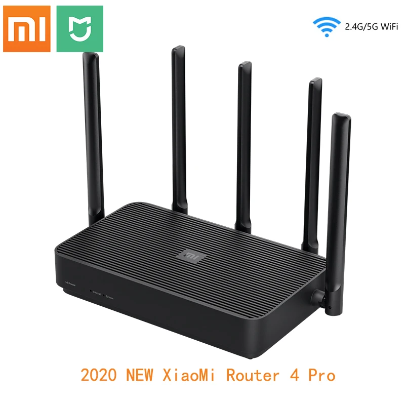 

Xiaomi Router 4 Pro Router Gigabit 2.4G 5.0GHz Dual-Band 2033Mbps Wireless Router 128MB With 5 High Gain Antennas Wider