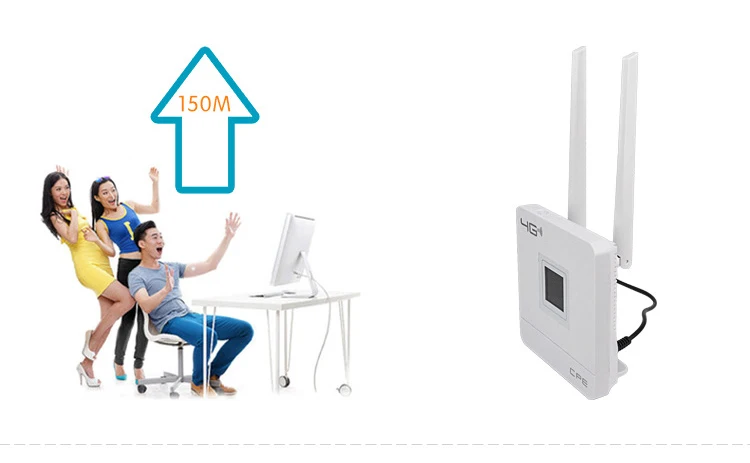 4G WiFi роутер 300 Мбит/с беспроводной Wi-Fi Мобильный CAT4 LTE/3g/4G разблокированный CPE роутер с sim-слотом WAN/LAN порт Поддержка нескольких диапазонов