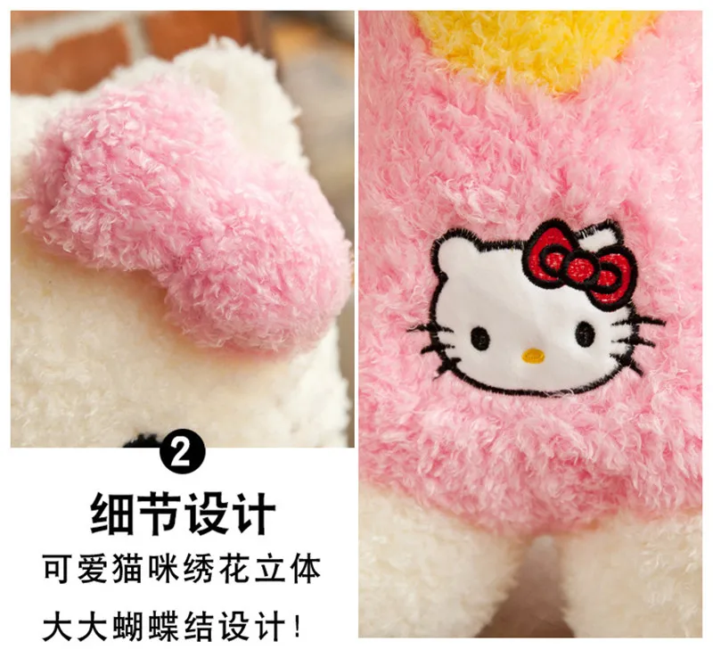 30-60 см Kawaii стоячие коты мягкие Мультяшные аниме плюшевые игрушки милые куклы для малышей, милая Подушка для детей, подарки для детей