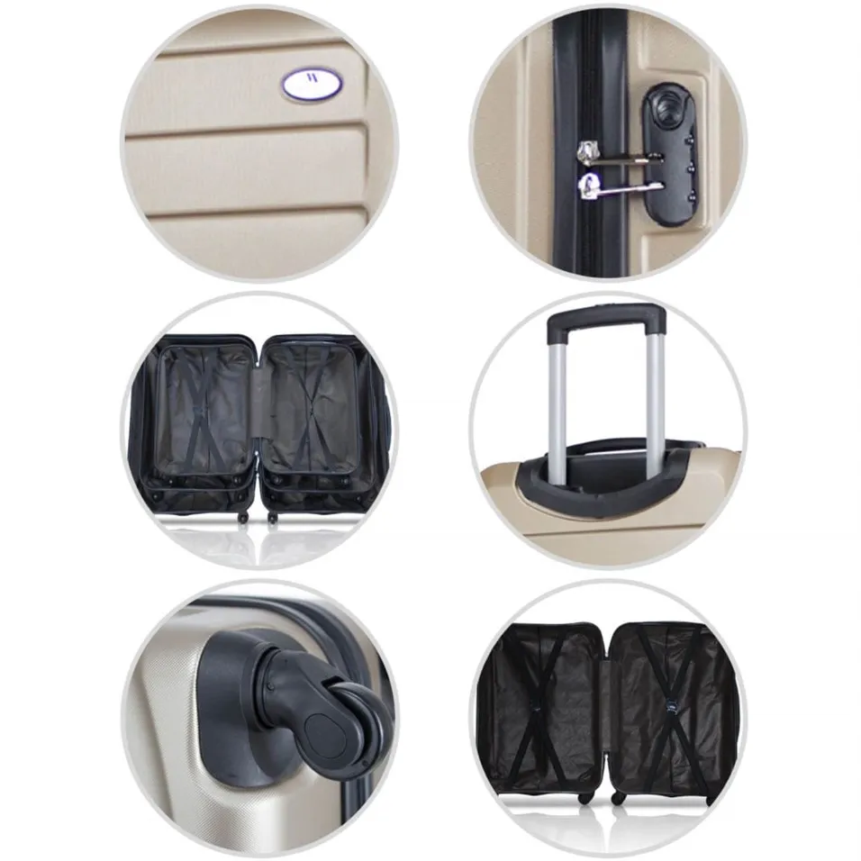 The Best Spinner Luggage Suitcase, Hardshell Lightweight TSA Lock4, 100% PC Hardside Lightweight Suitcase for Trip Travel