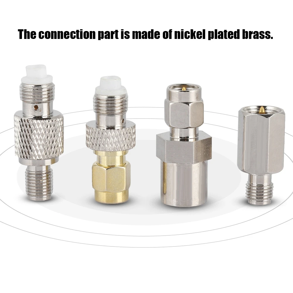 SOONHUA 4pcs FME To SMA Connector Adapter Converter​​ DAB Aerial Converters For Antenna |