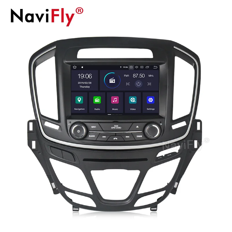 NaviFly Android 9,0 автомобильный DVD gps навигатор плеер для Opel Vauxhall Insignia Автомобильный Радио стерео плеер Поддержка wifi BT