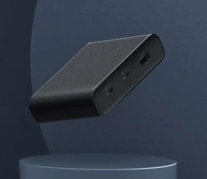 Оригинальное зарядное устройство millet ZMI 65 Вт 3 порта PD3.0 USB 2C1A для Android iOS переключатель PD 3,0 QC Интеллектуальный выход максимальный solo c1-65w c2-18w A-18w источник питания с несколькими выходами c1-45w,(c2 A)-18 Вт