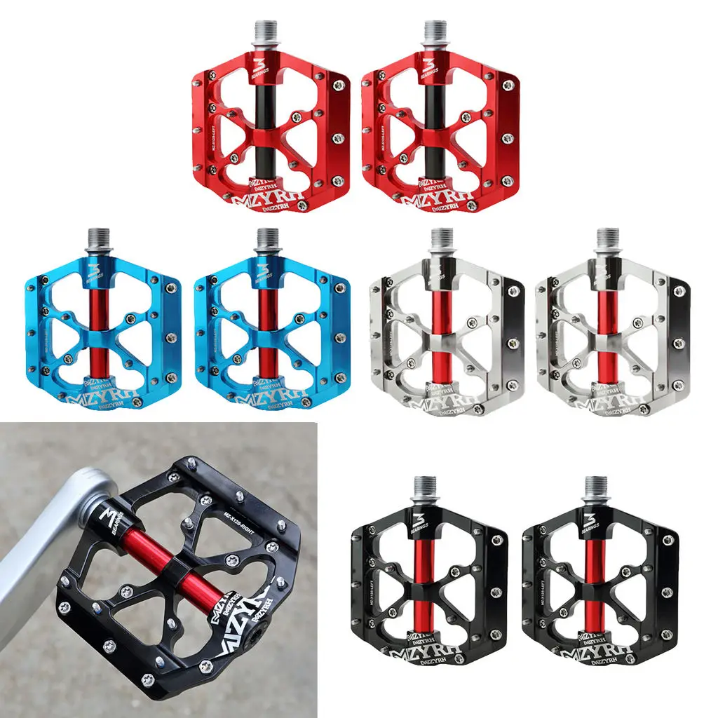 

Высококачественные Универсальные велосипедные педали на плоской платформе 9/16 дюйма с противоскользящими штифтами Запчасти для горного ве...