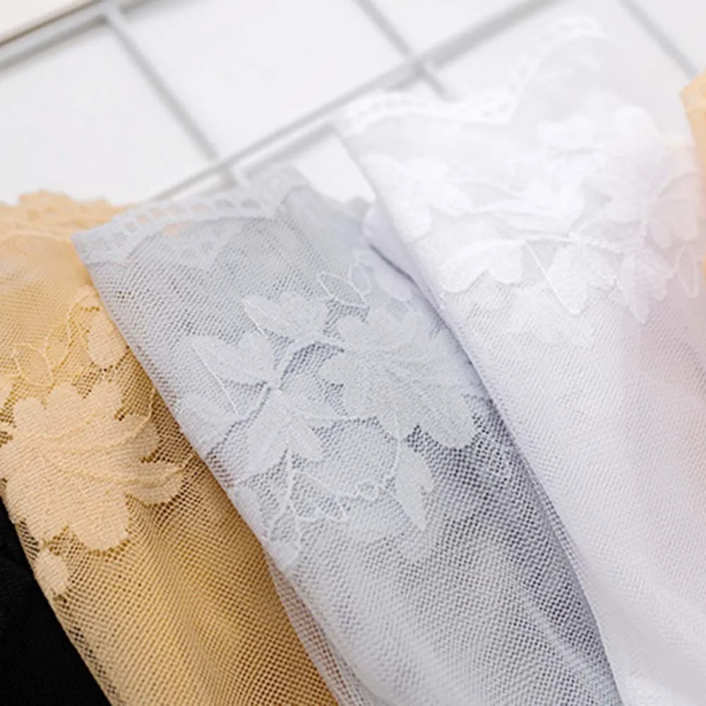 

Summer Women Leaves Printed Lace Short Socks Transparent Cotton Invisible Shallow Mouth Hosiery Female Hollow Non-slip Socks