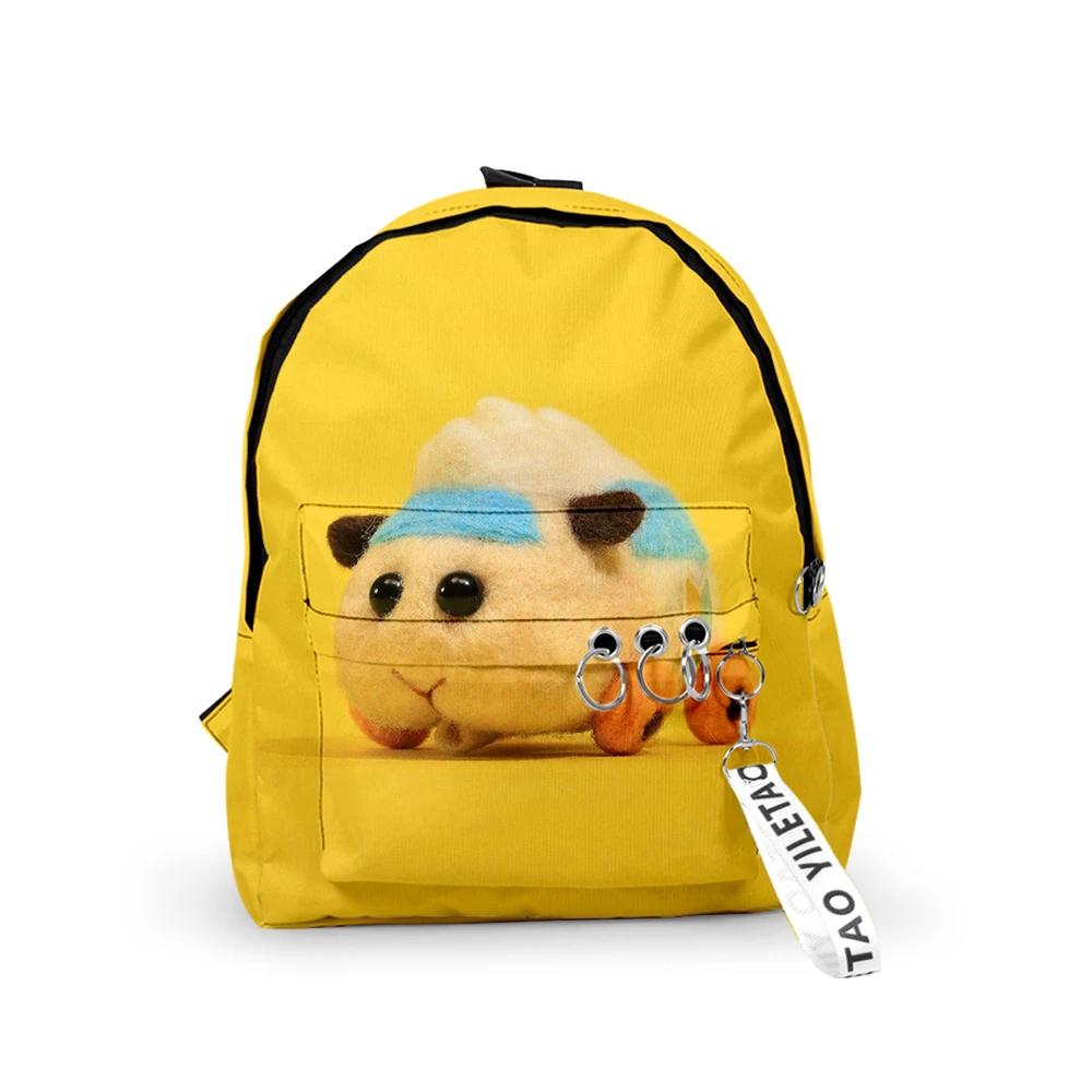 

New Japan Anime Cartoon Pui Molcar Backpack Unisex Boys Girls Students Children Teenage Schoolbag 3D Cosplay Laptop Backpack Bag