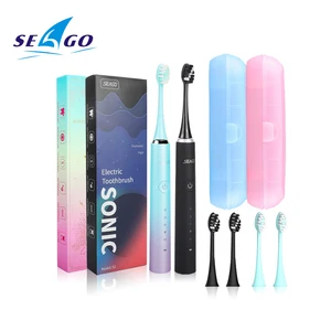 Электрическая зубная щетка Seago IPX7, аккумуляторная, 5 режимов, 3 насадки, USB