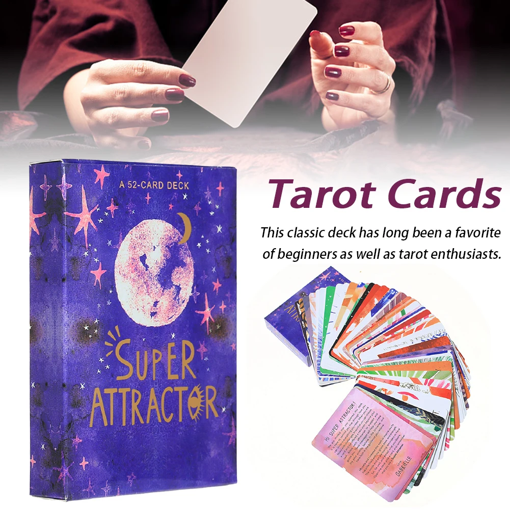 

44pcs Playing Angel Answers Oracle Family Friends For Party Game English Deck Gift Entertainment Portable Tarot Cards Beginner
