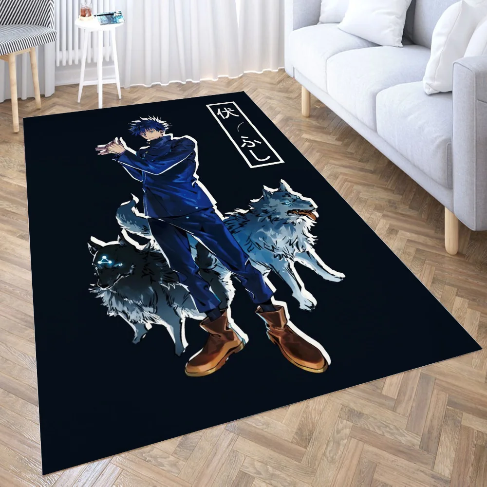 

Jujutsu Kaisen Carpet for Living Room 3D Hall Furniture Floor Mat Bath Anime Area Rug Teenager Bedroom Decora