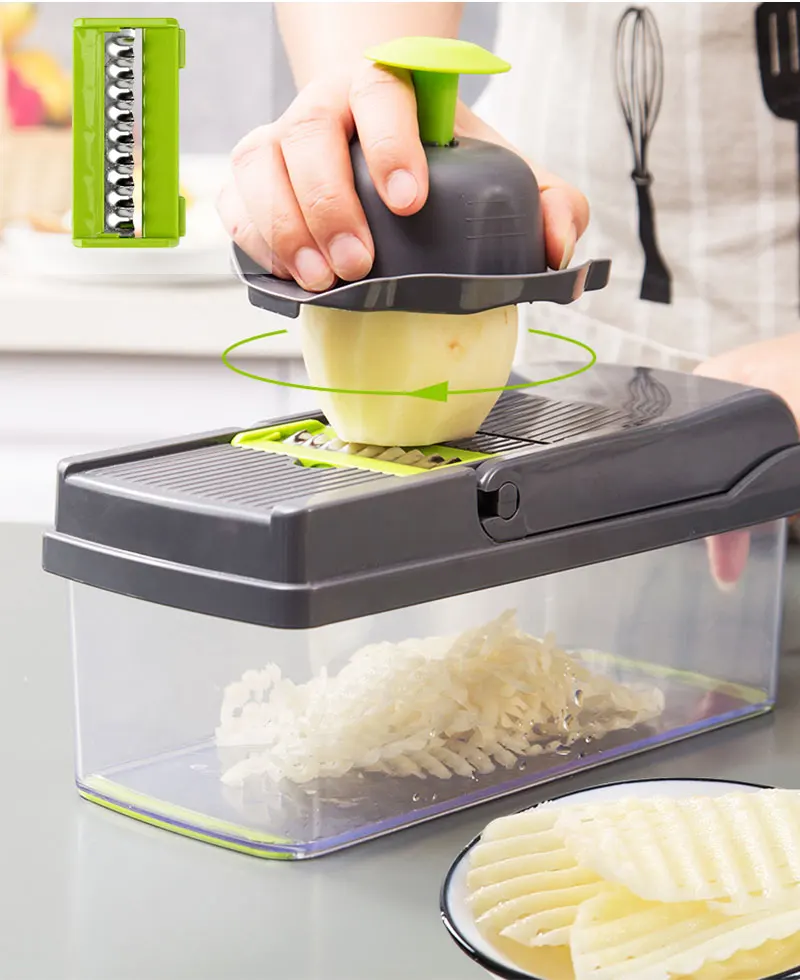 Vegetable Cutter Kitchen accessories Mandoline Slicer Fruit Dicer Cutter Potato Peeler Carrot Cheese Grater Vegetable Slicer