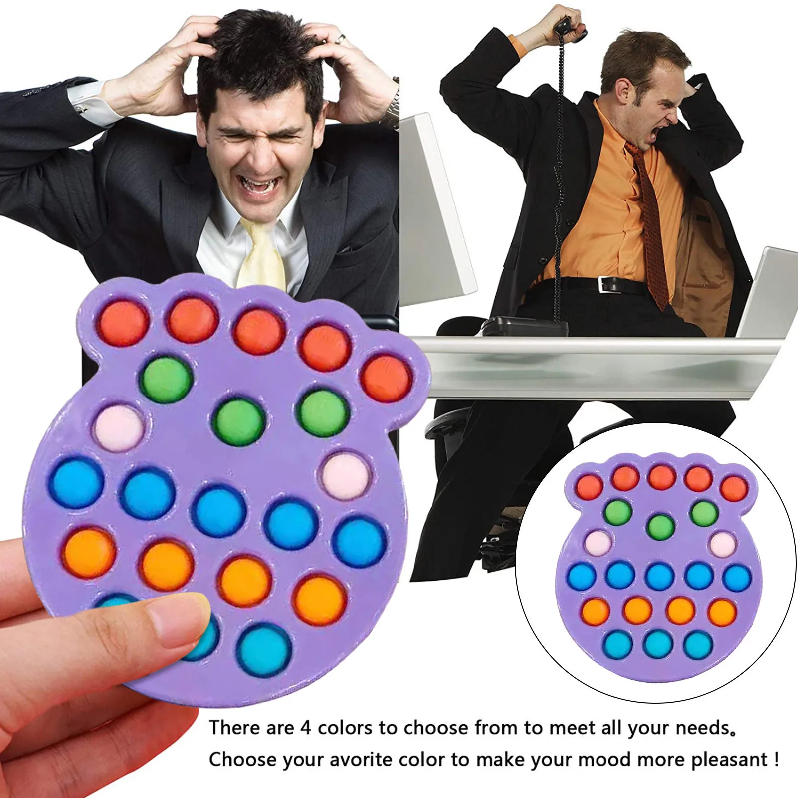 

Rainbow Antistress Bubbles 2021 Children And Adults Push Bubble Gadgets Sensory Toys Educational Toys 1