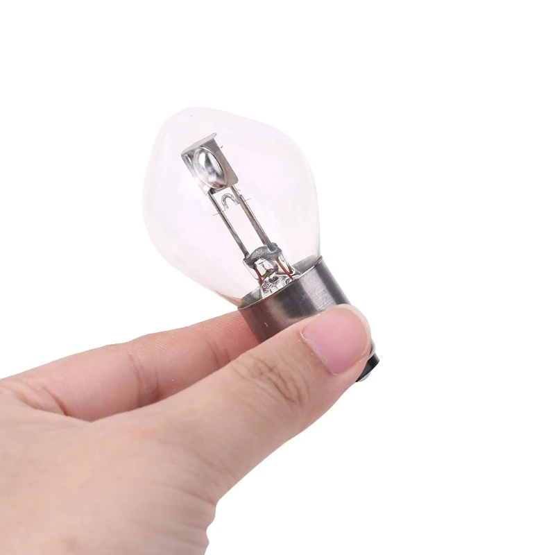 

P82B Motorcycle 12V 25W 10A B35 BA20D Headlight Bulb For ATV Moped Scooter Glass
