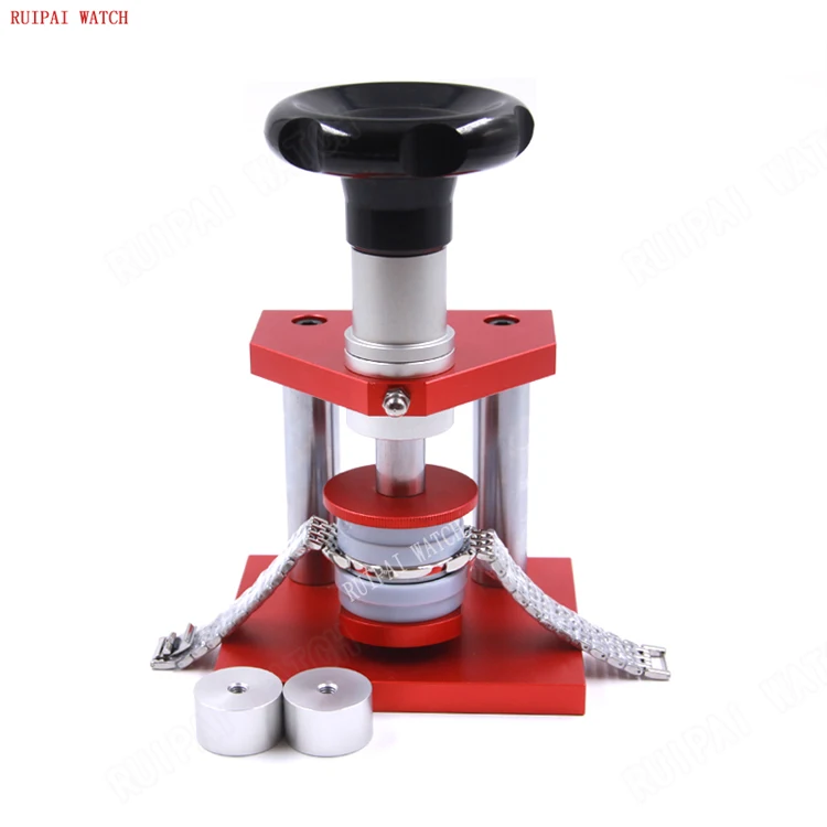 OEM скамья Кристалл Рамка пресс часы чехол задняя инструмент для закрывания с