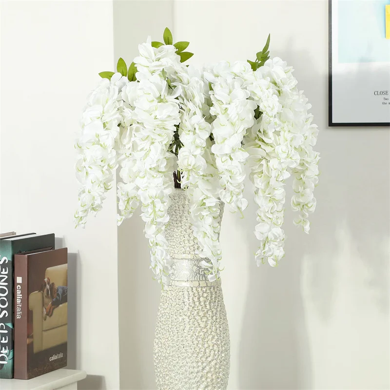 Искусственный цветок Глициния искусственный украшение на потолок вечерние