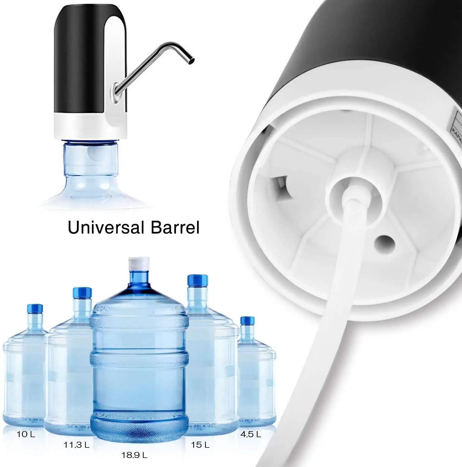 

Water Dispenser Automatic Sensitive Pump Intelligence USB Charge Removable Carafes Universal Device for Camping Office Home