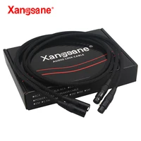 xangsane xs 601ag high fidelity 6n oxygen free copper xlr balanced audio cable gold plated male to female microphone mixer cable