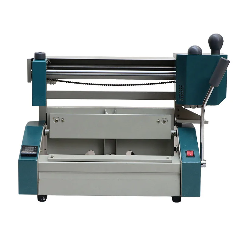 

Desktop Hot Melt Glue Binding Machine Tender Binding Machine Book A4 Binding Machine Automatic Electric Heating Book Binder XH