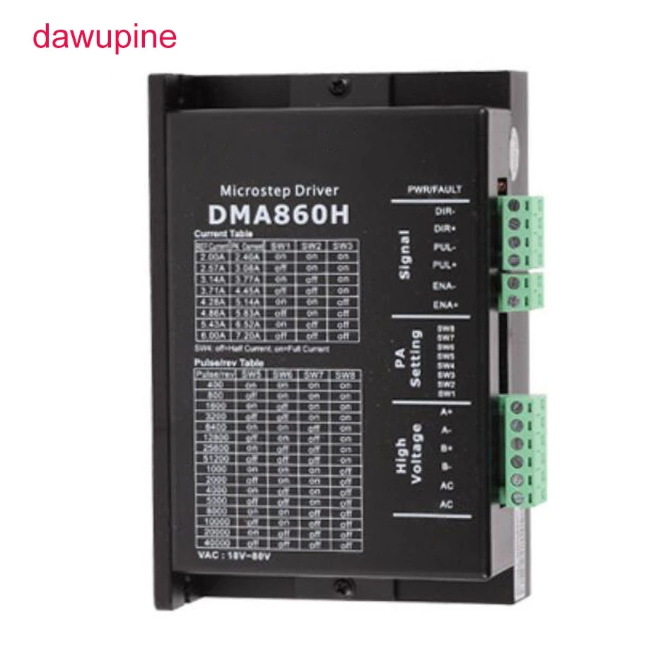 Контроллер шагового двигателя daupine Leadshine DMA860H 2 фазный цифровой Драйвер 36 75VAC 7.2A