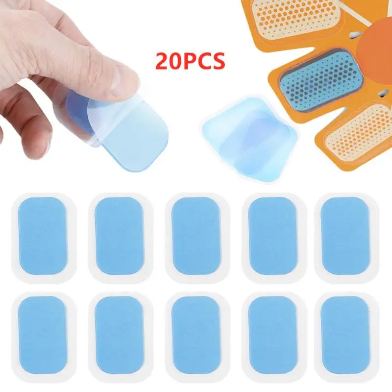 

10PCS Muscle Training Gel Sticker Replecaable Inirritative Hydrogel Mat Pad High Adhesion Exercise Patch For Abdominal Training