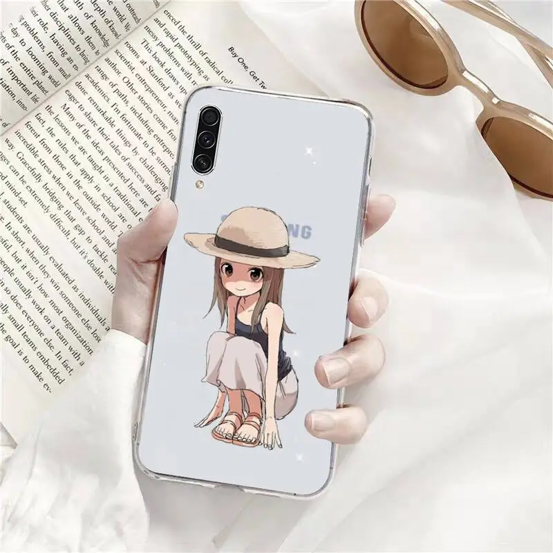 

Teasing Master Takagisan Phone Case Transparent for Samsung s9 s10 s20 Huawei honor P20 P30 P40 xiaomi note mi 8 9 pro lite plus