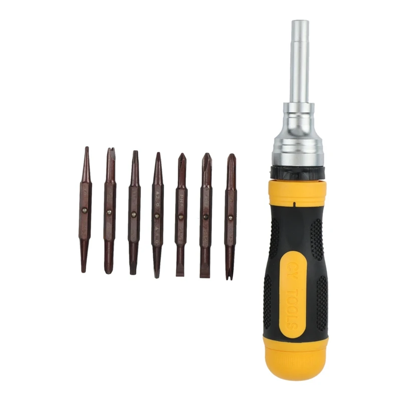 

Creative Ratchet Screwdriver Mini Screwdriver Bit Portable Multi-Function Utility Tool Set Precision Screw Driver