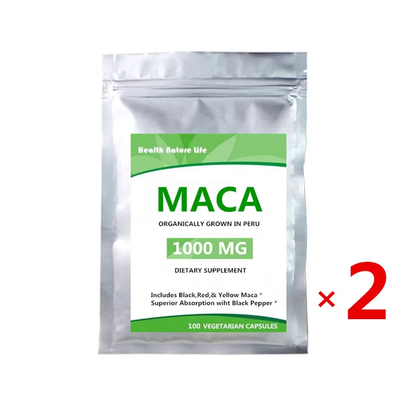 Органическая капсула Maca энергия производительность и настроение упругая