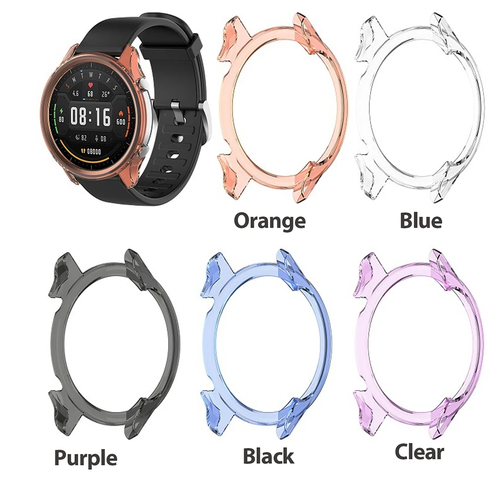 

Protective case for Xiaomi Color Watch WT06 High Quality TPU cover slim SmartWatch bumper shell for Xiaomi Mi Color Watch