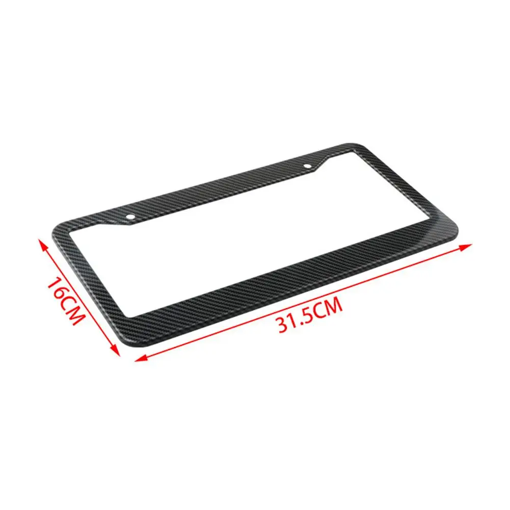 

2PCS License Plate Frames Weather-Proof US Canada License Plate Covers Set For All Standard Cars Front And Rear License Plates