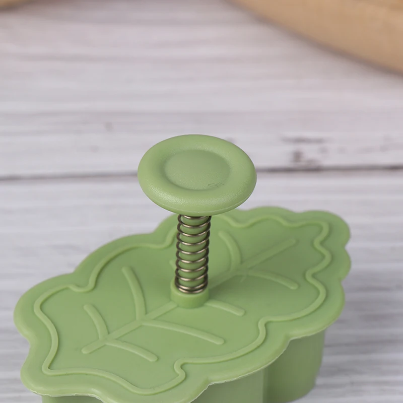 4 шт. формочки для печенья прессформы лист Форма Пластик пресс формы выпечки