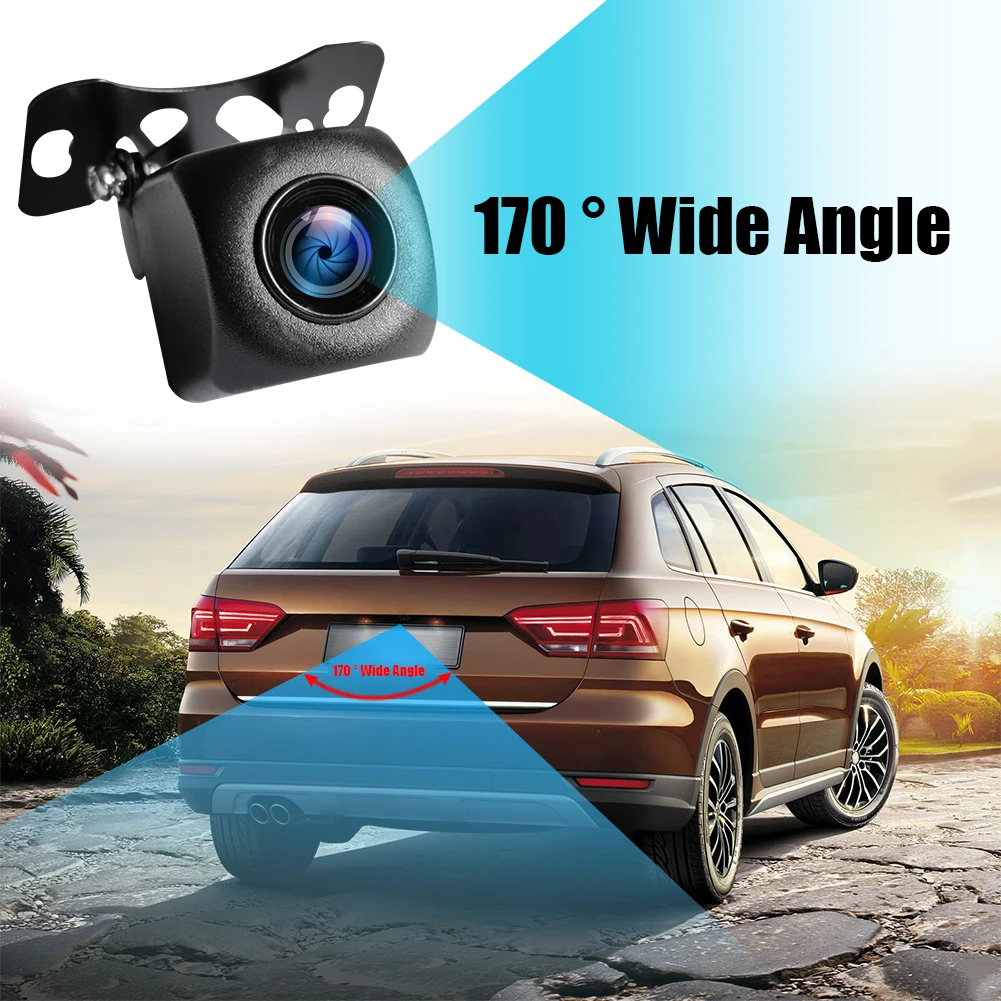 

Universal Car Rear View Backup Camera IP68 Waterproof Fisheye Lens 1080P Night Vision 170 Degree Reverse Parking HD Camera