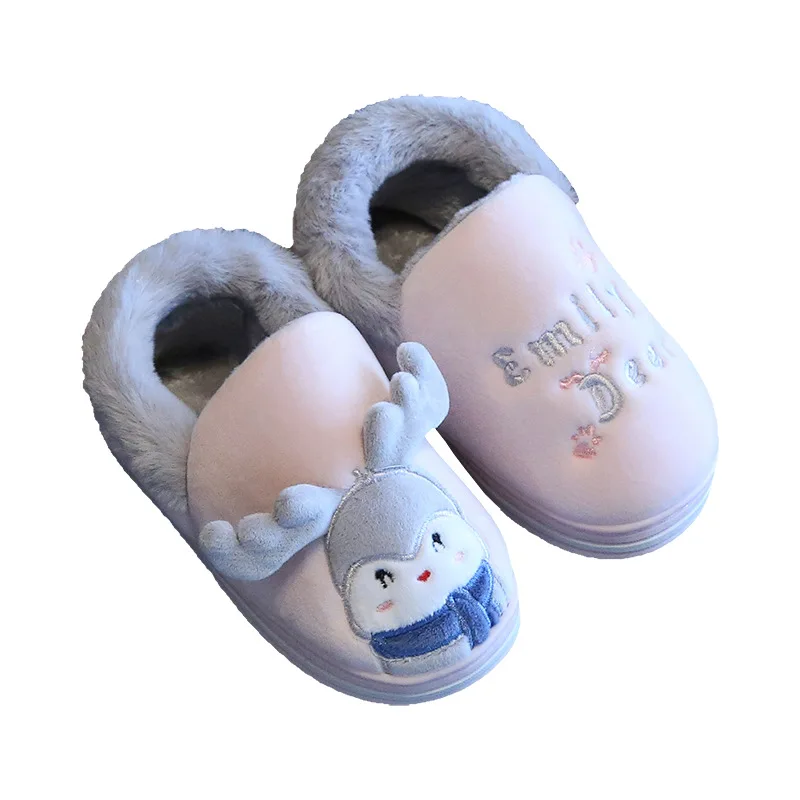 Тапочки унисекс с героями мультфильмов милые пушистые тапочки домашняя теплая