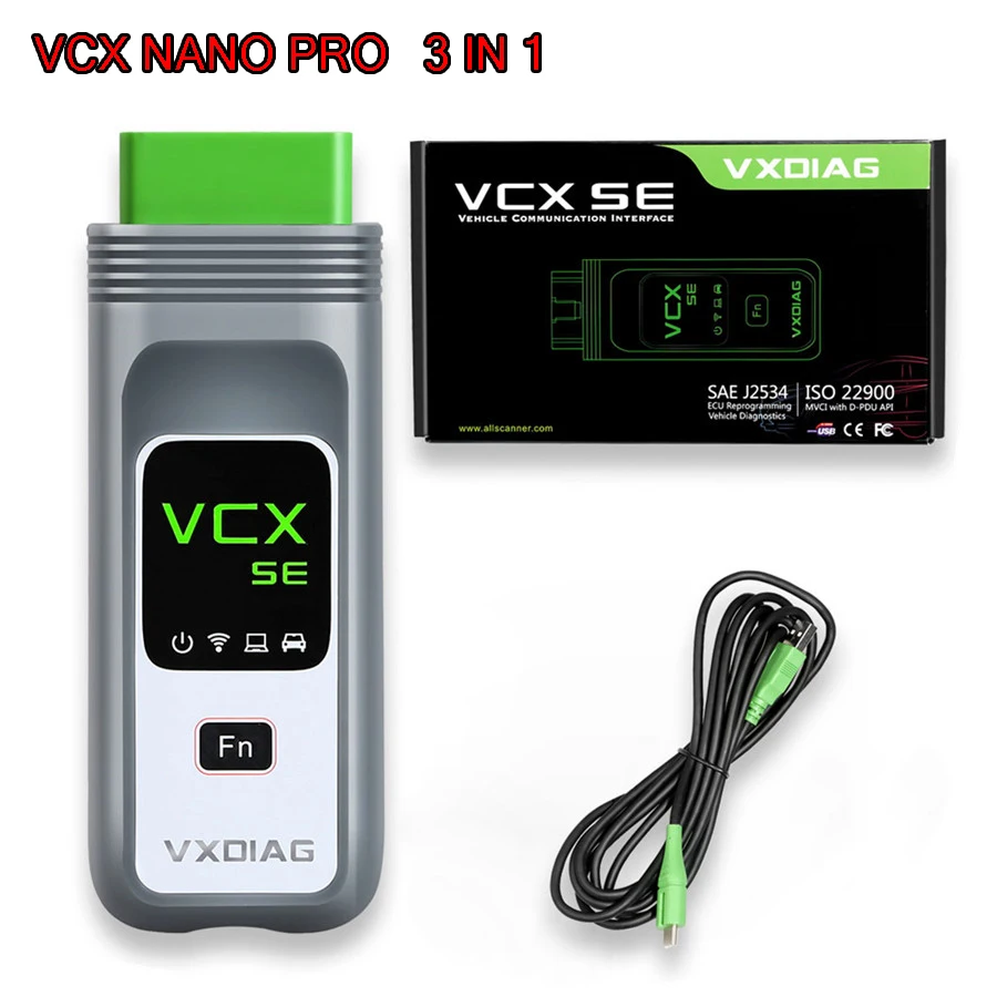 2020 VXDIAG VCX NANO PRO OBD2 диагностический инструмент с 3 бесплатными авторизацией