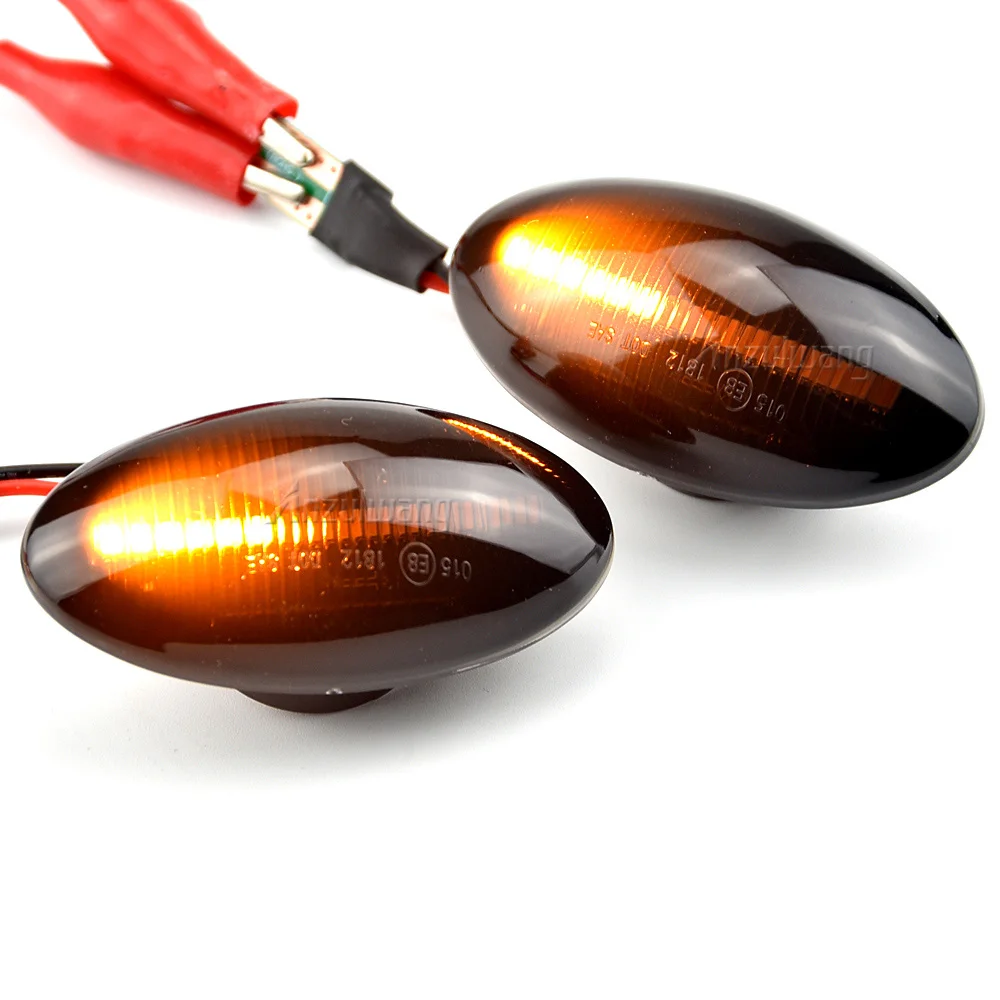 

2pcs For BMW For MINI Cooper R50 R52 R53 2002-2008 Dynamic Led Turn Signal Side Marker Lights Sequential Blinker Lamps