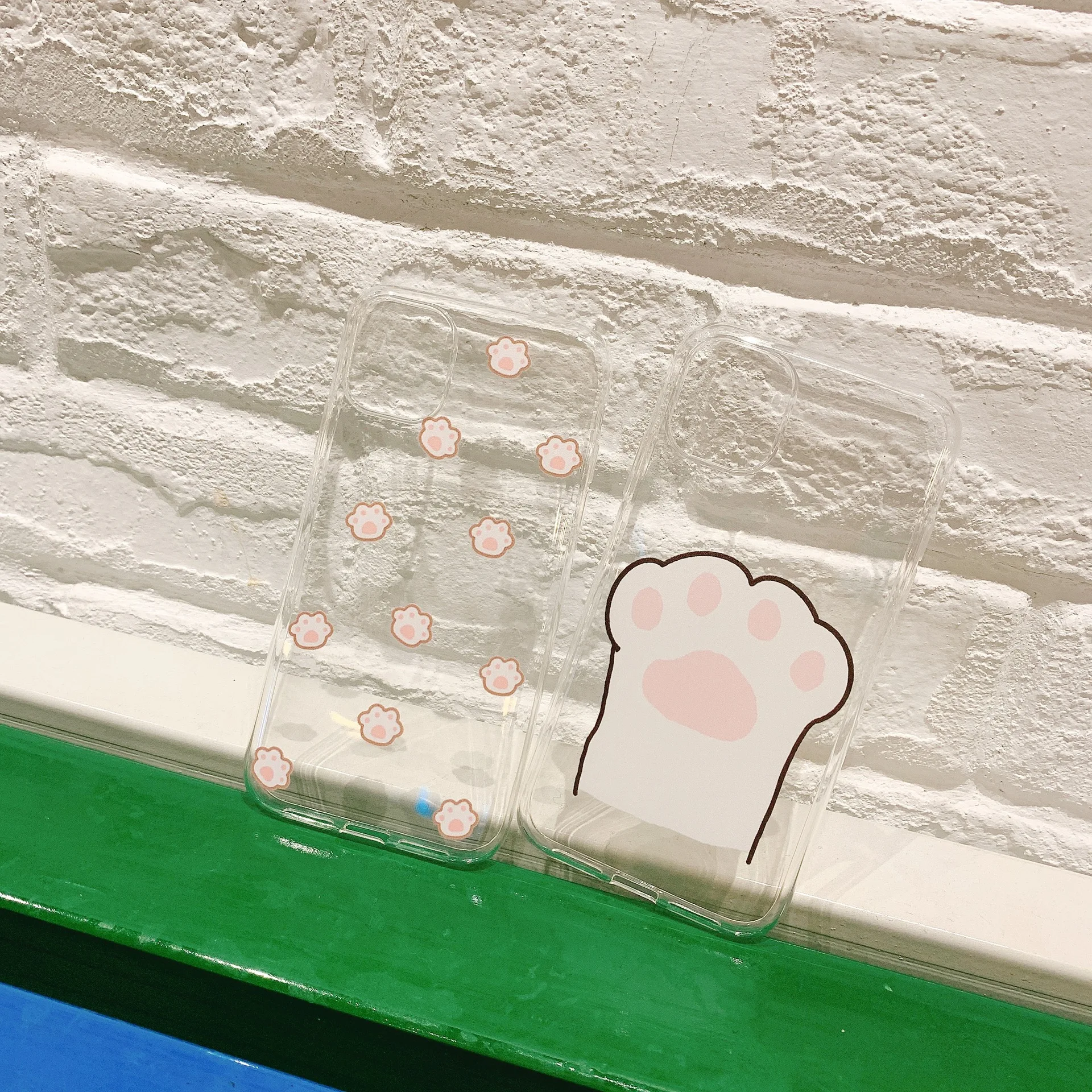 

Kawaii cat paw Cute Phone case for Apple iPhone 11 Pro X XS Max XR case silicone cover For iPhone 7 8 6s 6 Plus 7Plus Clear Case