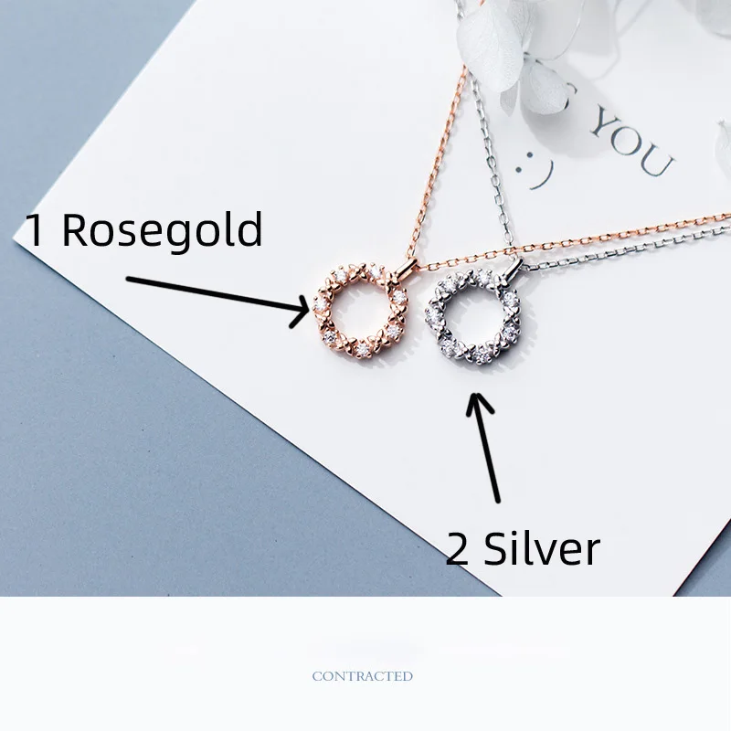 

La Monada 40+3cm Silver Chain Necklace For Women Fashion Minimalist Silver 925 Jewelry On The Neck Circle Womens Necklace Choker