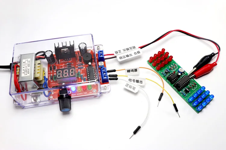 ЕС 220 В DIY LM317 плата блока питания с регулируемым напряжением обучающий комплект